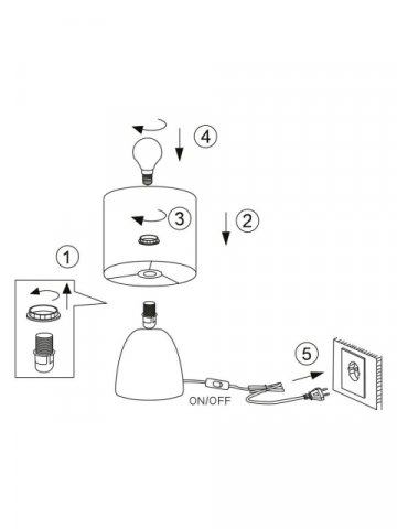 Настольная лампа Rivoli Nadine 7047-502 Б0057257