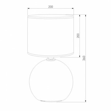Настольная лампа TK Lighting 5068 Palla