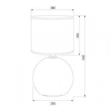 Настольная лампа TK Lighting 5089 Palla