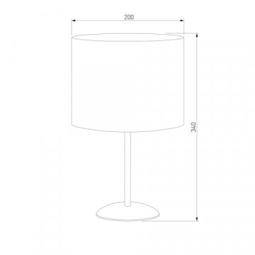 Настольная лампа TK Lighting 5278 Tercino Blue