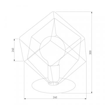 Настольная лампа TK Lighting 5450 Alambre