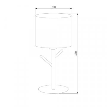 Настольная лампа TK Lighting 5571 Albero White