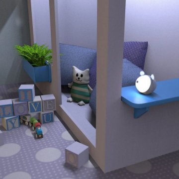 Настольный светодиодный детский ночник Gauss NN7026