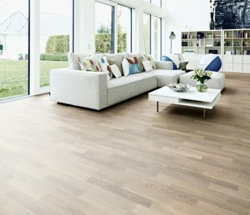 Паркетная доска Focus Floor Classic Дуб Calima White Oiled 3S