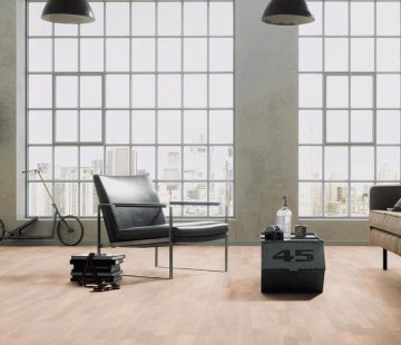 Паркетная доска Focus Floor Classic Дуб Ostro  White Matt 3S