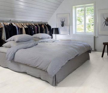 Паркетная доска DuoWood Дуб White Marble 3S