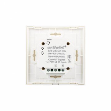 Панель управления Arlight Sens SR-2830A-RF-IN White 017858