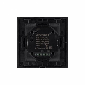 Панель управления Arlight Sens SR-2830C-AC-RF-IN Black 019062