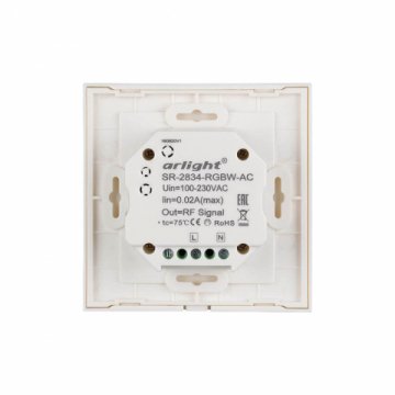 Панель управления Arlight Sens SR-2834RGBW-AC-RF-IN White 022196
