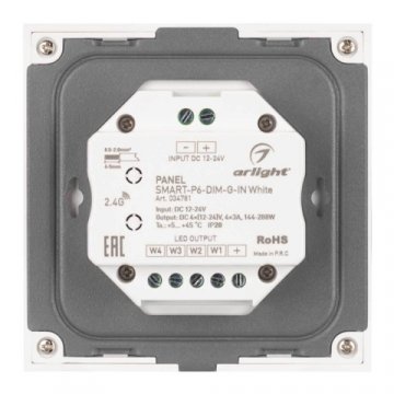 Панель управления Arlight Smart-P6-DIM-G-IN White 034781