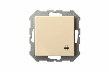 Переключатель перекрестный Liregus Epsilon бежевый 28-059