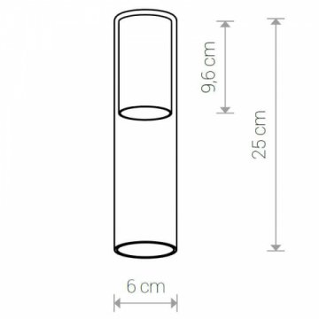 Плафон Nowodvorski Cameleon Cylinder M 8541