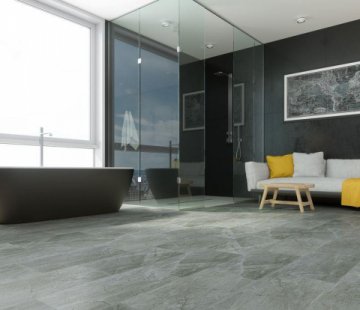 Кварцевый плинтус Fargo Stone 67S455 Платиновый Агат