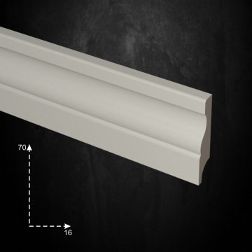 ПЛИНТУС PN 020 (70*16*2000 мм)