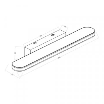 Подсветка для зеркал Maytoni Epic MIR009WL-L16CH4K