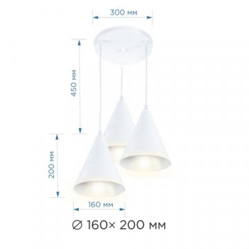 Подвесная люстра Apeyron Ляфамий 14-43