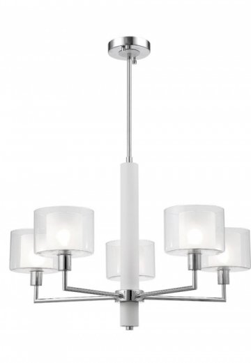 Подвесная люстра Crystal Lux Maestro SP-PL5 Chrome