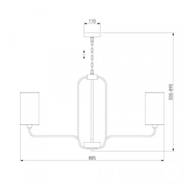 Подвесная люстра Eurosvet 60128/8 золото