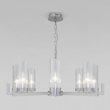 Подвесная люстра Eurosvet Arganie 60133/8 серебро