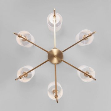 Подвесная люстра Eurosvet Brielle 60132/6 латунь