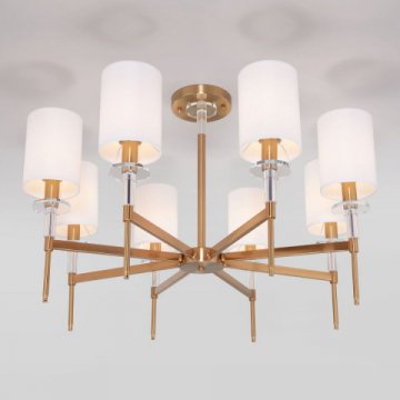 Подвесная люстра Eurosvet Brielle 60132/8 латунь