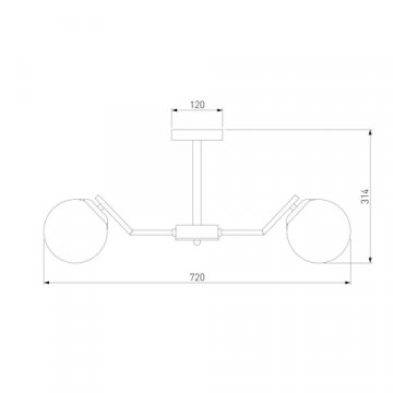 Подвесная люстра Eurosvet Frost 70154/6 хром