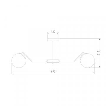 Подвесная люстра Eurosvet Frost 70154/8 хром