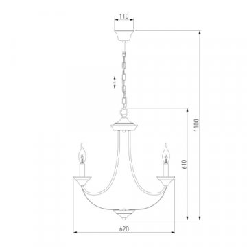 Подвесная люстра Eurosvet Lazzaro 60098/5 черный