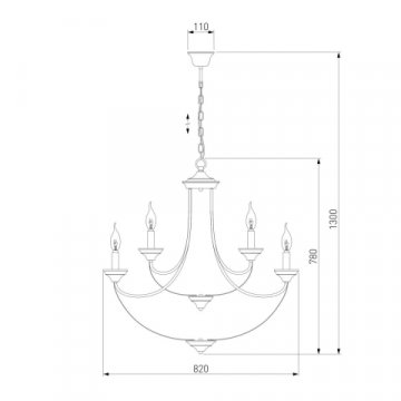 Подвесная люстра Eurosvet Lazzaro 60098/9 черный