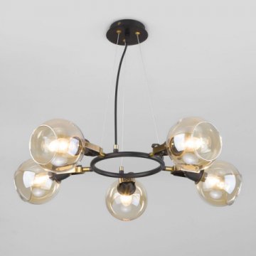 Подвесная люстра Eurosvet Mateo 70119/5 черный