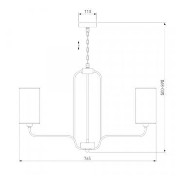 Подвесная люстра Eurosvet Purezza 60128/6 хром