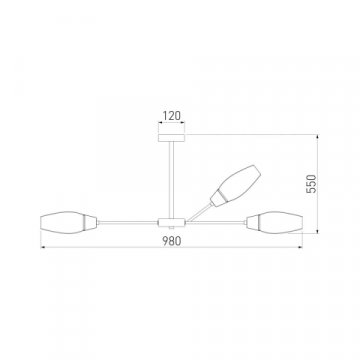 Подвесная люстра Eurosvet Thalia 60140/12 золото