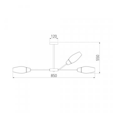 Подвесная люстра Eurosvet Thalia 60140/9 золото