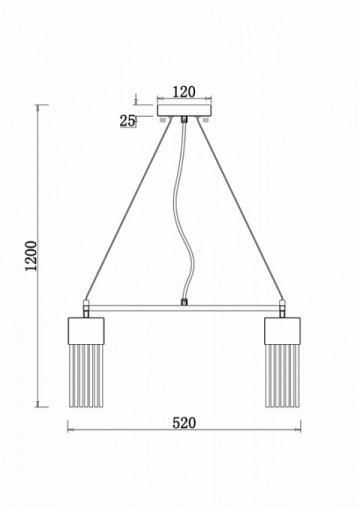 Подвесная люстра Freya Esala FR5050PL-05BS