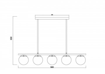 Подвесная люстра Freya Zing FR5199PL-05BS