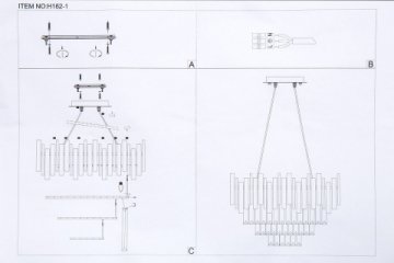 Подвесная люстра Hiper Grace H162-1
