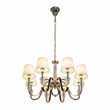 Подвесная люстра iLamp Alesti P2424-8 Nickel