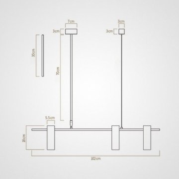 Подвесная люстра Imperium Loft Adis 212661-26