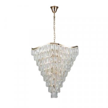 Подвесная люстра Indigo AMBRA 12030/13P Gold V000395