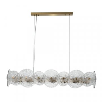 Подвесная люстра Indigo Miele 12021/7PL Brass V000021