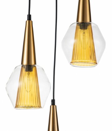 Подвесная люстра Indigo Narciso 13002/3P Black V000145