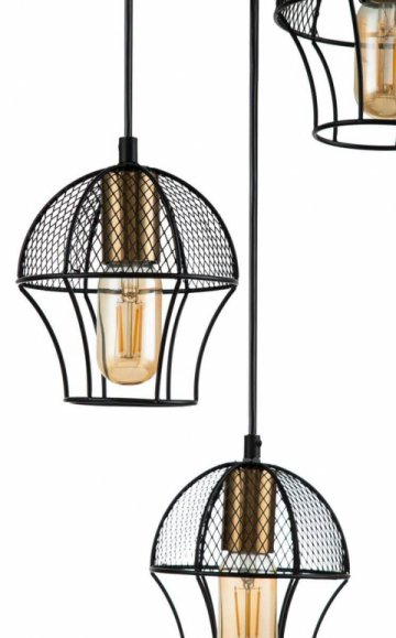 Подвесная люстра Indigo Pallo 10011/3P Black V000187