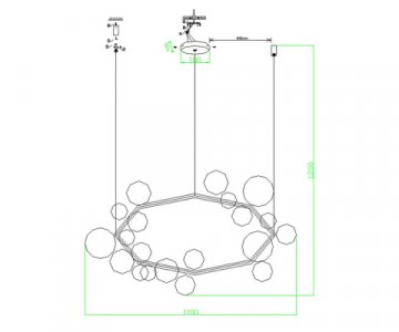 Подвесная люстра Kink Light Иона 09408-21,19