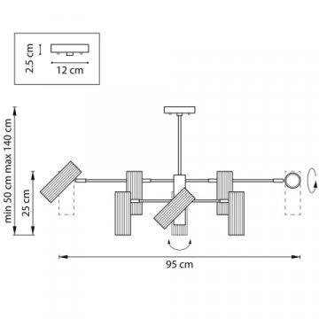 Подвесная люстра Lightstar Roma 718323