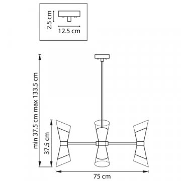 Подвесная люстра Lightstar Strato 817127