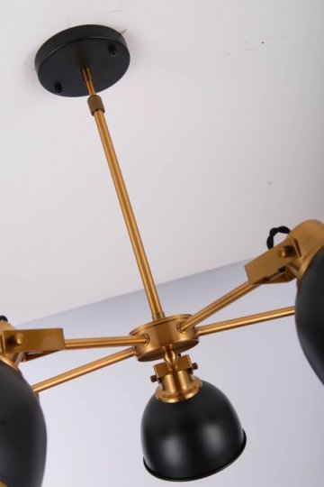 Подвесная люстра Lumina Deco Belmonti LDP D017-5 BK