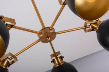 Подвесная люстра Lumina Deco Belmonti LDP D017-5 BK