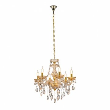 Подвесная люстра Lumina Deco Eliza LDP 7025-6 GD