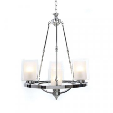 Подвесная люстра Lumina Deco Santini LDP 1220-4 CHR+WT