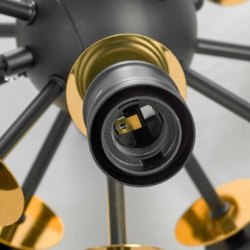 Подвесная люстра Lussole Lgo ELMIRA LSP-8206-G